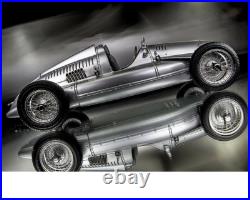 Mid Century Modern Sculpture Rare Art Deco Antique Vintage Race Sport Car Racing