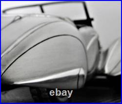 Mid Century Modern Sculpture Rare Art Deco Antique Vintage Race Sport Car Racing