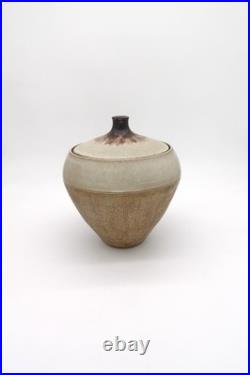 Mid-Century Modern Stoneware Vase With Lid by Rupert Deese RARE