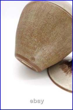 Mid-Century Modern Stoneware Vase With Lid by Rupert Deese RARE