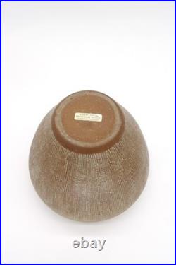 Mid-Century Modern Stoneware Vase With Lid by Rupert Deese RARE