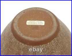 Mid-Century Modern Stoneware Vase With Lid by Rupert Deese RARE