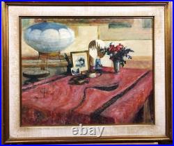 Mid Century Modern Tromp L'oeil rare Pierre Roussel