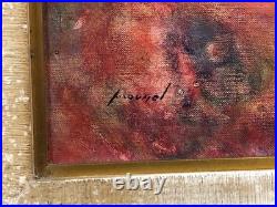 Mid Century Modern Tromp L'oeil rare Pierre Roussel