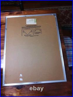 Mid Century Modern Turner Mirror Art Print ZEBRA by Russo, 22x28, Rare! Signed