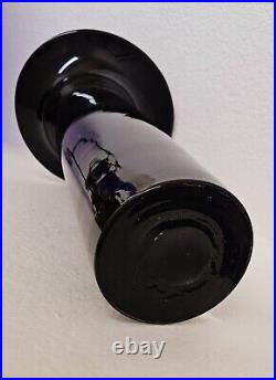 Mid Century Modern Vase in Murano Black Amethyst Glass By Carlo Nason 17 Rare Mid Century Modern Vase in Murano Black Amethyst Glass By Carlo Nason 17 Rare