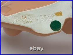 Mid-Century Modernist Jaru Rare Peach ShadeCeramic Reclining Figure, 1976