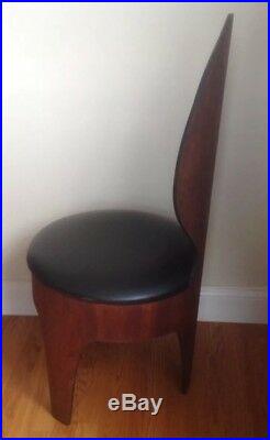 Mid Century Rare Henry Glass Spoon Chair