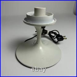 Mid-Century Vintage Rare Lamp with White Base Bill Curry LAUREL Lamp Co. Rare MCM