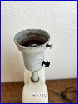 Mid-century Modern Rare Alabaster Ribbon Lamp Hollywood Regency Home Decor