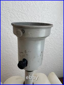 Mid-century Modern Rare Alabaster Ribbon Lamp Hollywood Regency Home Decor