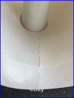 Mid-century Modern Rare Alabaster Ribbon Lamp Hollywood Regency Home Decor