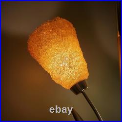 Mid century modern tension pole lamp Spaghetti Lucite 1950s 1960s Rare