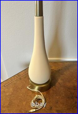 Midcentury Lamp Italian Ceramic Rare Vintage MCM. Tall, Slender & Gorgeous