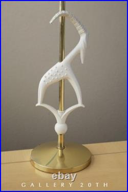 Mint! Rare White Ibex Rembrandt Table Lamp! 1956 MID Century Modern Art Thurston