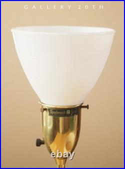 Mint! Rare White Ibex Rembrandt Table Lamp! 1956 MID Century Modern Art Thurston