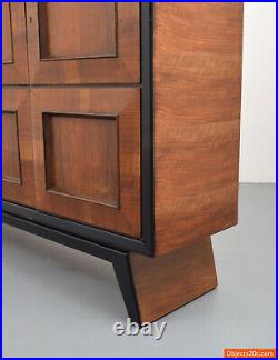 Monumental Mahogany Osvaldo Borsani Bookcase/Cabinet/Dresser Circa 1945, Rare