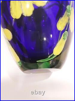 Murano Glass Laburnum Paperweight Vase 1970s Rare