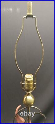 Nice Looking Rare 1954 FORDYCE Mid-Century Modern Pink Bird Table Lamp