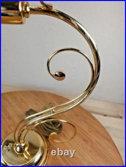 ORREFORS Art Glass table lamp, rare mid century modern by Carl Fagerlund