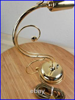 ORREFORS Art Glass table lamp, rare mid century modern by Carl Fagerlund