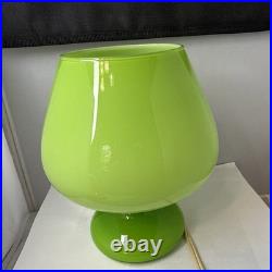 Opine Green Really Rare mid century modern table lamp