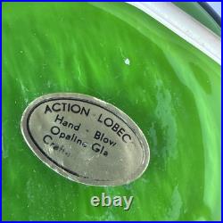 Opine Green Really Rare mid century modern table lamp