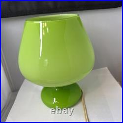 Opine Green Really Rare mid century modern table lamp