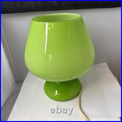 Opine Green Really Rare mid century modern table lamp