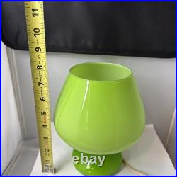Opine Green Really Rare mid century modern table lamp