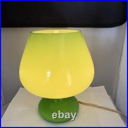 Opine Green Really Rare mid century modern table lamp