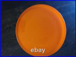 Orange Opal White Vase Very Rare Denmark