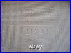 PAIR RARE ANTONIO DeVITY DE VITY OIL PAINTING TILES, LISTED MID CENTURY MODERN