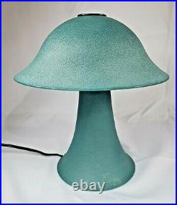PEILL PUTZLER Mushroom Table lamp 70s Vintage Mid Century Modern Rare Blue