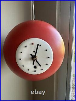 PETER PEPPER PRODUCTS ball clock RARE 1950s Mid Century Modern