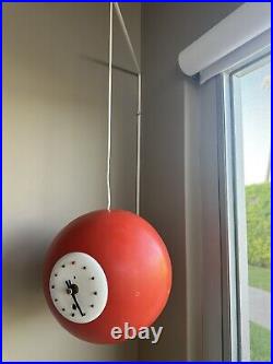 PETER PEPPER PRODUCTS ball clock RARE 1950s Mid Century Modern