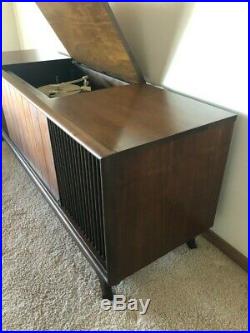 Packard Bell Stereo Console Credenza Vintage Mid Century Modern Danish Rare