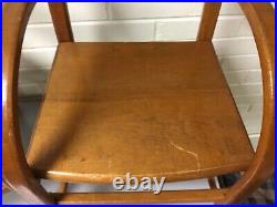 Pair Of Vintage MID Century Modern Child's Kid's Chairs Eames Era Rare Find