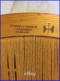 Pair of RARE Vintage Peacock Chairs by Hans Wegner Made By Johannes Hansen
