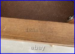 Pair of Vintage Mid Century Modern Two Tier Side Table / Blonde Furniture RARE