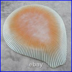 Paramecium-Shaped Art Glass Platter by Master ART DISH BOWL Maurice Heaton RARE
