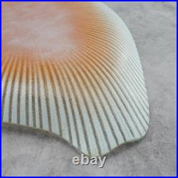 Paramecium-Shaped Art Glass Platter by Master ART DISH BOWL Maurice Heaton RARE