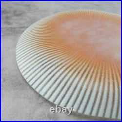 Paramecium-Shaped Art Glass Platter by Master ART DISH BOWL Maurice Heaton RARE