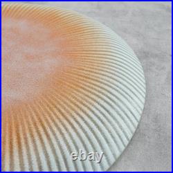 Paramecium-Shaped Art Glass Platter by Master ART DISH BOWL Maurice Heaton RARE