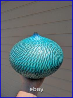 Paul Jeselskis Mid-Century Modern Blue-Green Vase- Rare Find