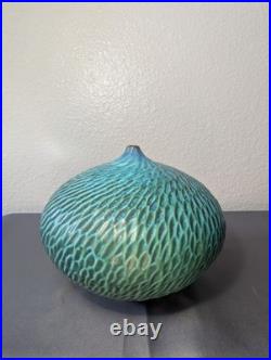 Paul Jeselskis Mid-Century Modern Blue-Green Vase- Rare Find