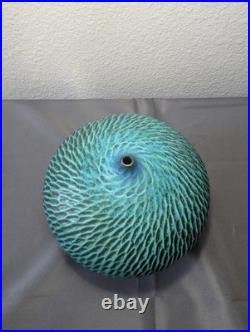 Paul Jeselskis Mid-Century Modern Blue-Green Vase- Rare Find