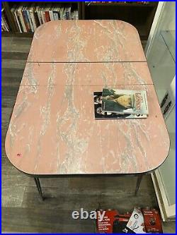 Pink formica table Mid Century Modern Bargain? Kitchen Rare Staten Island