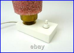 Plastic Fantastic 70s Very Rare Pink MID Century Space Age Vintage Desk Lamp