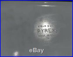 Pyrex 1958 Rare Musical Staff 575B Space Saver Casserole Dish 2 QT